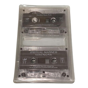 Vintage 1997 Spiritual Madness Caroline Myss 2 Cassette Tape Set Sounds True